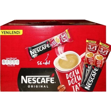 Nescafe Original 3'ü 1 Arada 56x17.5 gr