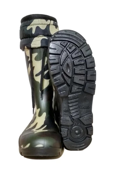 Avcı Çizmesi İçi Termal Kürklü Uzun Boy 39 Cm. Reçber - 2