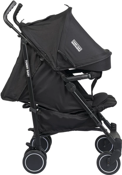 TommyBaby Luppo Black Tam Yatar Baston Bebek Arabası Puset - 3