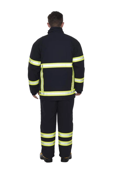 LACİVERT İTFAYECİ ELBİSESİ CEKET VE PANTOLON KALSİK - 6