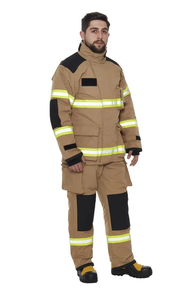 GOLD İTFAYECİ ELBİSESİ CEKET VE PANTOLON ARFF - 5