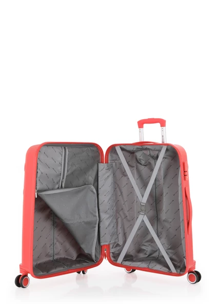 Mçs Polipropilen 3'lü Valiz Seti Büyük & Kabin & Makyaj V376 - 8