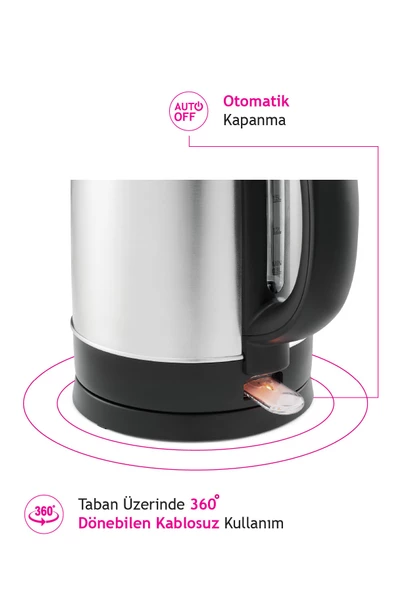 Altus AL 728 Inox Su Isıtıcı Kettle - 2
