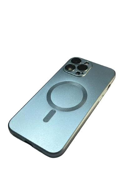 İphone 13 Pro Max Metalic Magsafe Silikon Kılıf - Resim 5