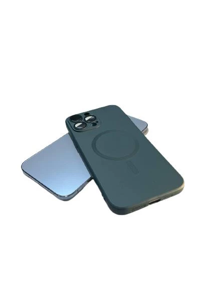 İphone 13 Pro Max Metalic Magsafe Silikon Kılıf - Resim 9