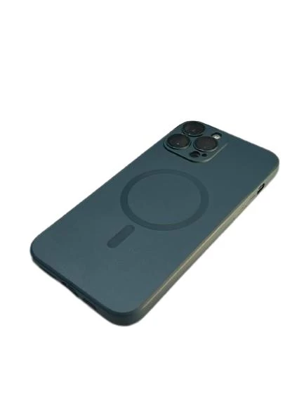 İphone 13 Pro Max Metalic Magsafe Silikon Kılıf - Resim 8