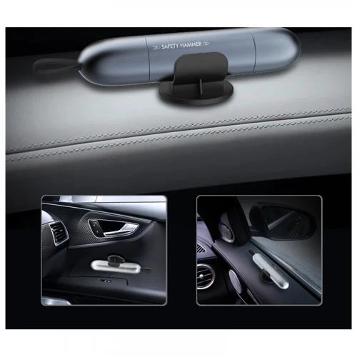 Coofbe 2in1 Araç Pencere Cam Kırıcı Ve Emniyet Kemer Kesici Araç Pencere Camı Ve Emniyet Kemeri Kesici - 2