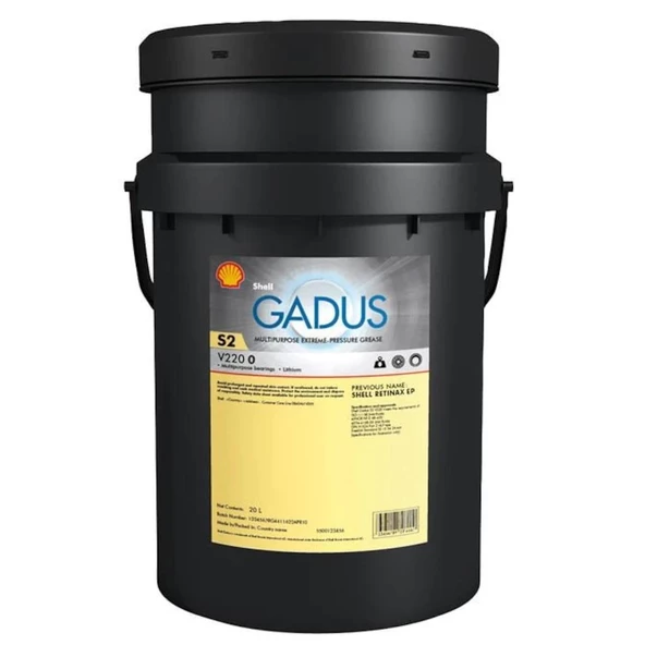 SHELL GADUS S2 V220 0 - KOVA 18 KG(ESKİ ADI:ALVANIA EP LF 0)