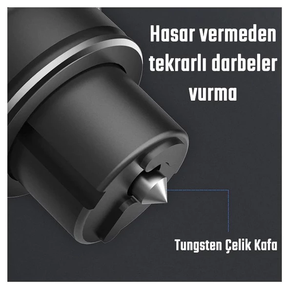 Polham Araç Cam Kırıcı Emniyet Kemer Kesici 2in1 Araç Pencere Camı Ve Emniyet Kemeri Kesici - 6
