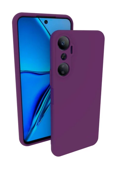 Infinix Hot 20 Kılıf Kamera Korumalı Silikon Rubber Arka Kapak - 5