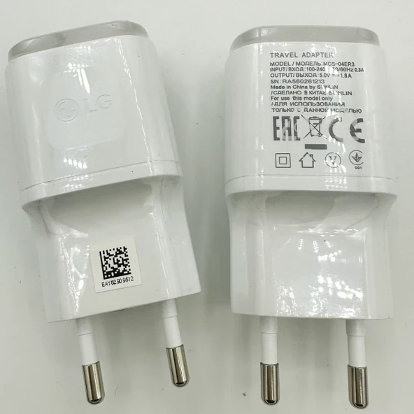 1.8A Orijinal LG Şarj Adaptor Şarj Başlık Mcs-04er3