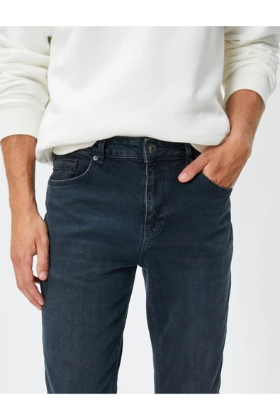 Slim Fit Kot Pantolon - Brad Jean - Resim 3