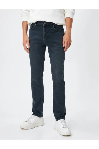 Slim Fit Kot Pantolon - Brad Jean - Resim 2