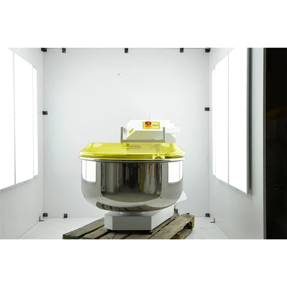 Hnc  Kapaklı Model Çift Devirli 100 kg Hamur Yoğurma Makinesi 380V - 9