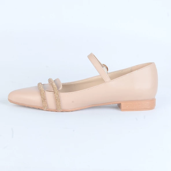 Moda Ayakkabı 254 Kadın Günlük Babet Ayakkabı - 5