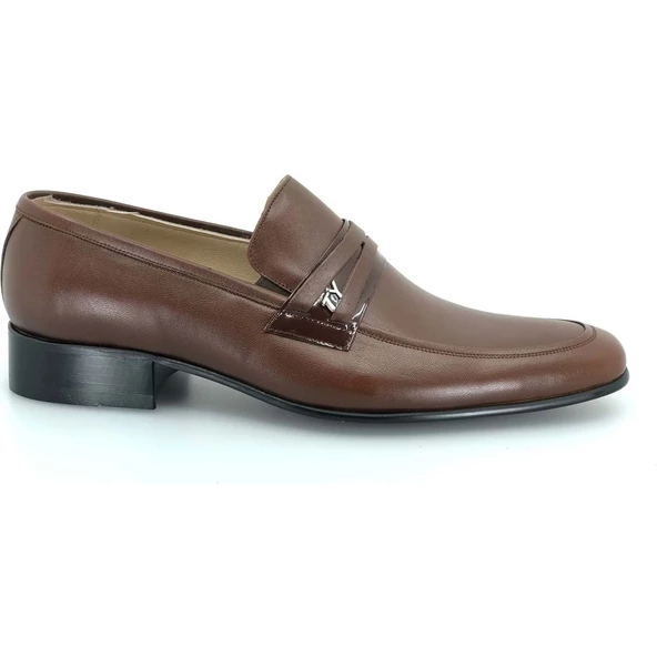 Moda Ayakkabı 9200 Kahve Kauçuk Deri Erkek Klasik Ayakkabı - 12