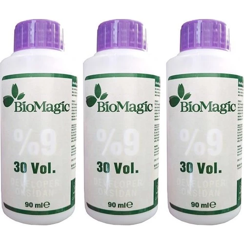 Bio Magic Developer Peroksit-Oksidan 30 Volüm %9 90 ml 3 Adet
