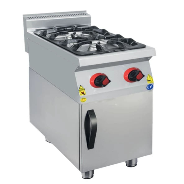 CSA Karacasan 900 Seri Dolaplı 40 cm 2 Gözlü Doğalgazlı Ocak