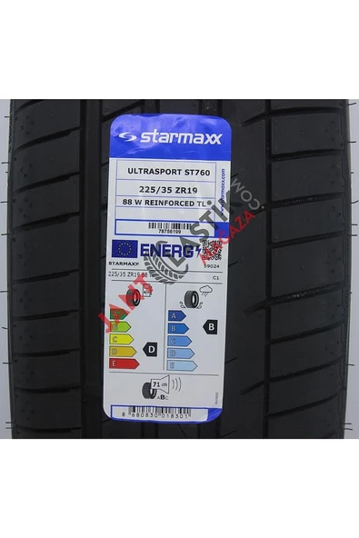 X 225/35r19 88w Reinf. Ultra Sport St760