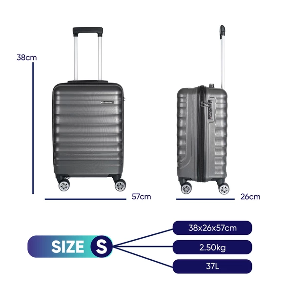 Vegmann Delphin Antrasit Kabin Boy Valiz - 2