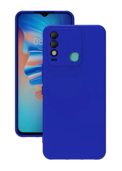 Tecno Spark 8T Kılıf Kamera Korumalı Silikon Rubber Arka Kapak - Resim 4