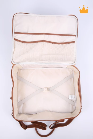 Babydola Anne Bebek Bakım Deri Seyahat Çantası 13591 - 6