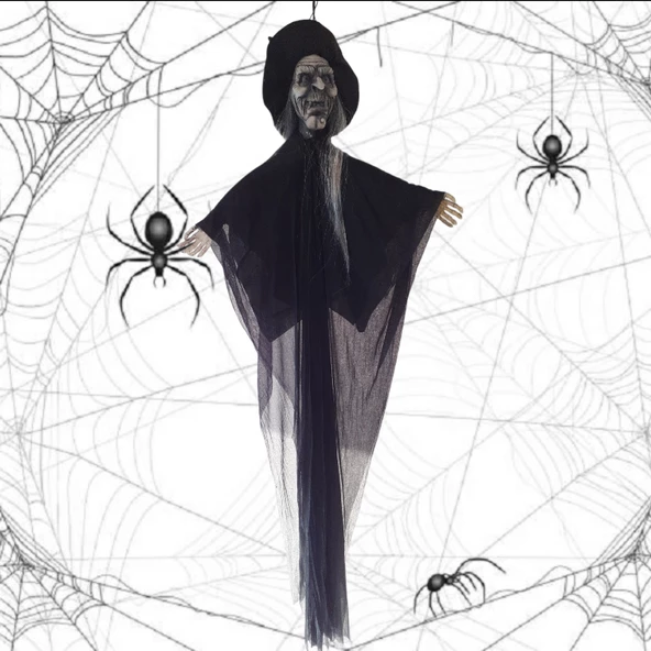 Cadılar Bayramı Dekor Cadı Damat Sesli Hareketli ürün görseli