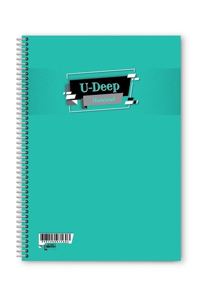 Defter A4 Spiralli 72 Yaprak Düz A4 Siparalli Defter Telli Defter 72 Yaprak Düz - 10