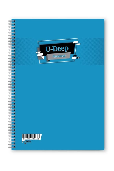 Defter A4 Spiralli 72 Yaprak Düz A4 Siparalli Defter Telli Defter 72 Yaprak Düz - 5