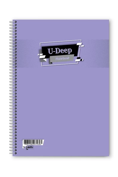 Defter A4 Spiralli 72 Yaprak Düz A4 Siparalli Defter Telli Defter 72 Yaprak Düz - 7