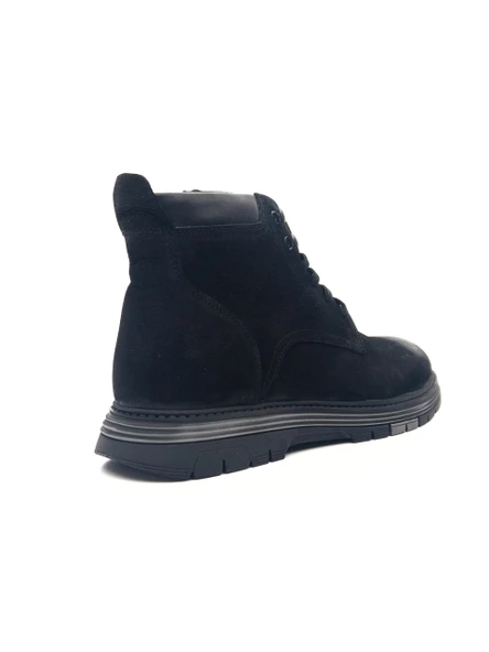 Komcero 1233 Erkek Nubuk Deri Fermuarlı Casual Bot - 7