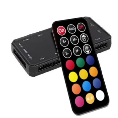 Sprange CS-1 Bilgisayar Kasası 4 x 120mm RGB Fan + Controller + Uzaktan Kumanda - 9