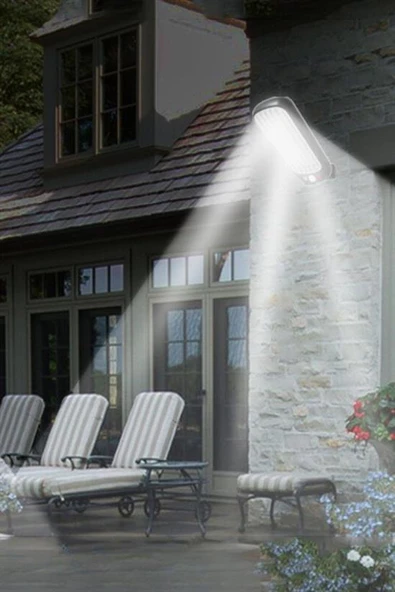 BUFFER® Sensörlü Güneş Enerjisi İle Şarj Olabilen Duvara Monte Solar Aydınlatma  GL-84069 - 8
