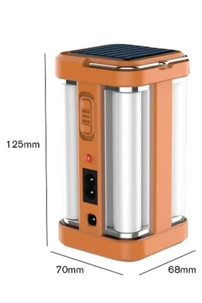 BUFFER® 80 Ledli Süper Güçlü Güneş Enerjisi İle Şarj Olabilen Solar Lamba Asılabilir Işıldak HG-1664 - 8
