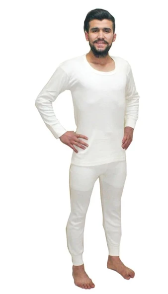 Angora Tavşan Yünü Termal Uzun Kollu Don Takım Perra Angorra -Ter Emici Çekmeyen Tavşan Yünü ürün görseli