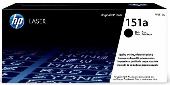HP No 151A Siyah Toner W1510A