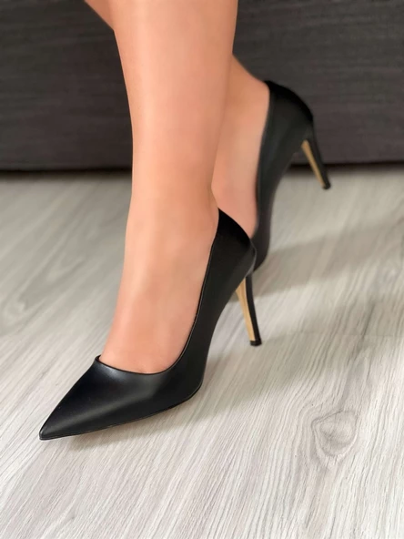 Nish Exclusive 4292 Kadın Hakiki Deri Klasik Stiletto