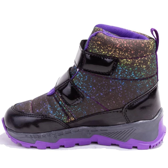 Buckhead 4183 Siyah Mor Snowshell Ortopedik Günlük Kız Çocuk Bot - 3
