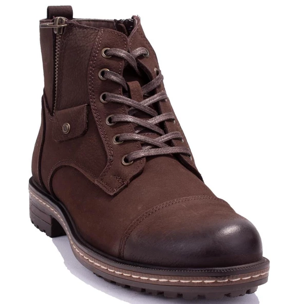 Hammer Jack 10217400 Kahve Ortopedik Günlük Erkek Deri Bot - 5