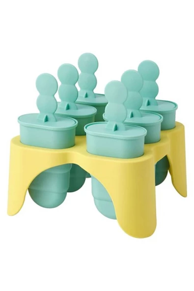 IKEA UPPFYLLD TURKUAZ ÇUBUK BUZ DONDURMA KALIBI 6 LI SET - 2