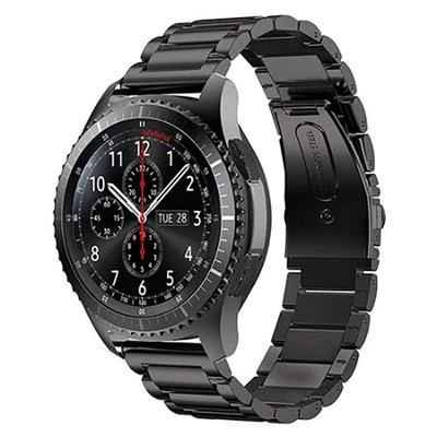 Huawei Watch Gt/Gt2/Gt2e/Gt2 Pro/Gt3/Gt3 Pro/Watch 3 / 3 Pro Metal Katlamalı Çelik Kordon 46mm - 5