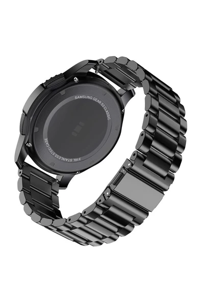 Huawei Watch Gt/Gt2/Gt2e/Gt2 Pro/Gt3/Gt3 Pro/Watch 3 / 3 Pro Metal Katlamalı Çelik Kordon 46mm - 2