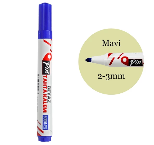 Pin Doldurulabilir Beyaz Tahta Kalemi 500 1 Adet - 2