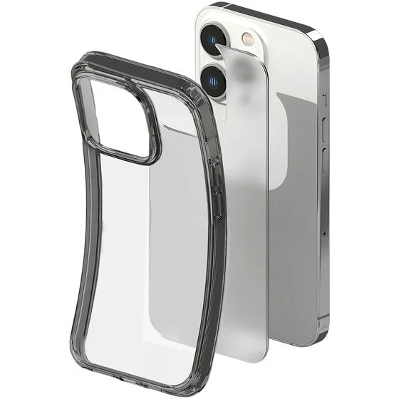Buff iPhone 15 Pro Air Hybrid Kılıf Smoke Black - 4