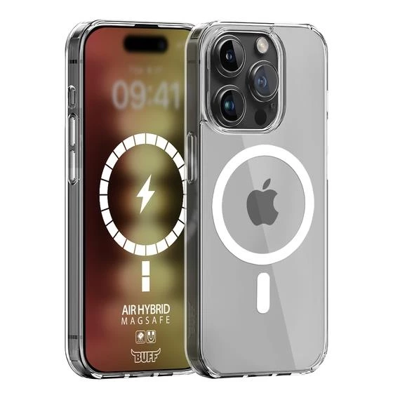 Buff iPhone 15 Plus Magsafe Air Hybrid Kılıf