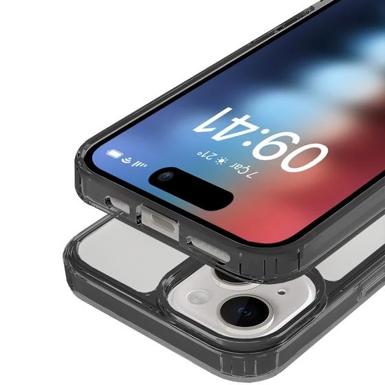 Buff iPhone 15 Air Hybrid Kılıf Smoke Black - 3