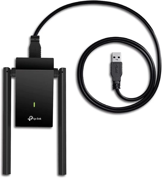 TP-Link Archer T4U Plus AC1300 Mbps Çift Antenli Yüksek Kazançlı Kablosuz USB Adaptörü - 3