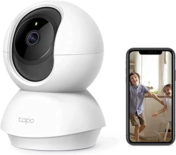 Tp-Link Tapo C210, Ev Güvenliği İçin 360 Derece 2K Uhd Wi-Fi Kamera