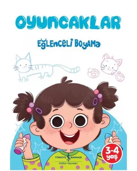 Oyuncaklar Eğlenceli Boyama İş Bankası Kültür Yayınları