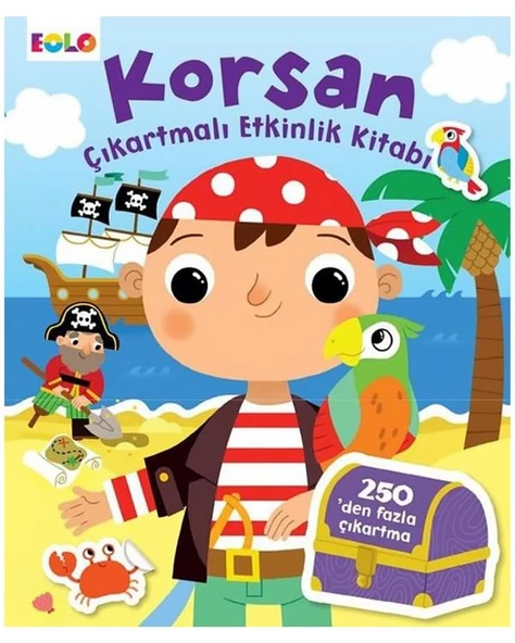 Korsan Çıkartmalı Etkinlik Kitabı Eolo Yayınları ürün görseli